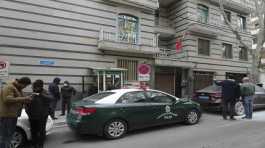 Azerbaijan Embassy after an attack