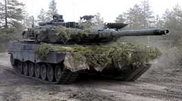 Leopard battle tank
