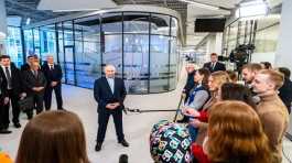 Vladimir Putin meets with students