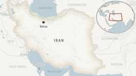 map for Iran..