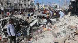 two suicide car bombers