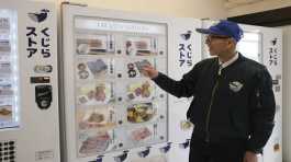 whale meat is sold from a vending machine