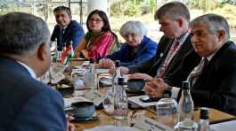 Janet Yellen with India's technology leaders, G20 finance ministers