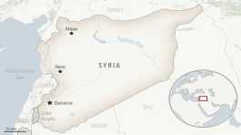 locator map for Syria