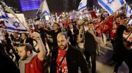 Ant-judicial reform protest Israel