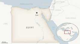 map for Egypt..