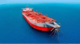 oil tanker moored off Yemen