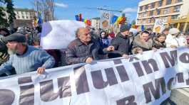 protest rally in Chisinau