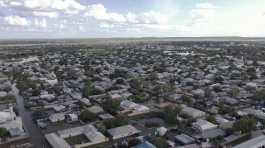 Flooded streets are seen in Somalia