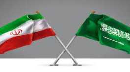 Saudi Arabia and Iran flags