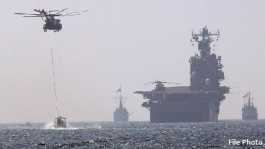 US Navy warship