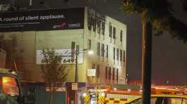 fire at a hostel in central Wellington