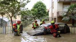 heavy rains hit Italy