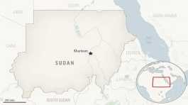 map for Sudan,.