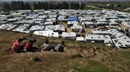 refugee camp in the town of Bar Elias