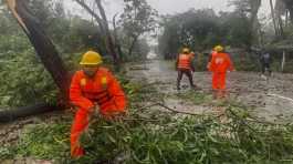 severe cyclone in Bangladesh and Myanmar