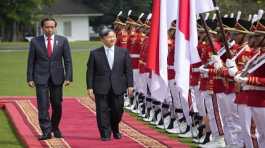 Emperor Naruhito and  Joko Widodo