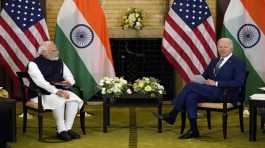 Joe Biden meets with Narendra Modi