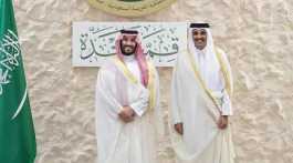 Mohammed bin Salman n Tamim bin Hamad Al Thani