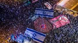 Anti-gov protest Israel
