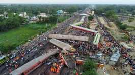 trains collided in Balasore