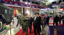 Kim Jong Un and Sergei Shoigu