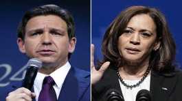 Ron DeSantis,Kamala Harris