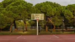 shot at a basketball court