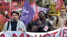 Protest in France against racism n police violence