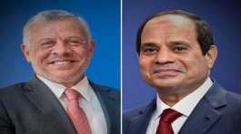 Abdel Fattah al Sisi and Jordanian Kng Abdullah II