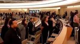 Delegates turn their back on US at UN