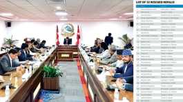 cabinet meeting Nepal 
