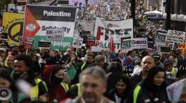 pro-Palestinian demonstrators
