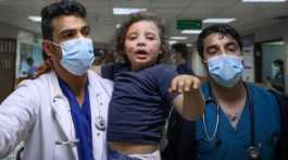 Doctors in Gaza Hospital