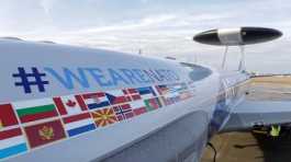 NATO AWACS surveillance plane