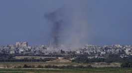 battlefield in the Gaza Strip