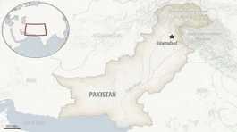 map for Pakistan