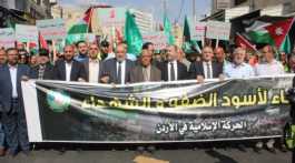 Support for Palestine march in Jordan