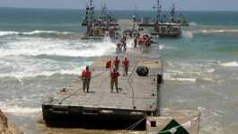 US temporary pier in Gaza