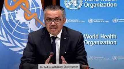 WHO Director General Tedros Adhanom Ghebreyesus