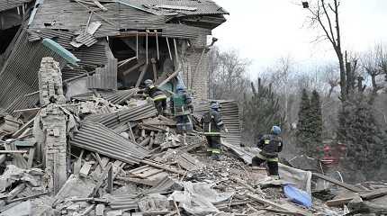 maternity ward of a hospital destroyed by a Russian missile