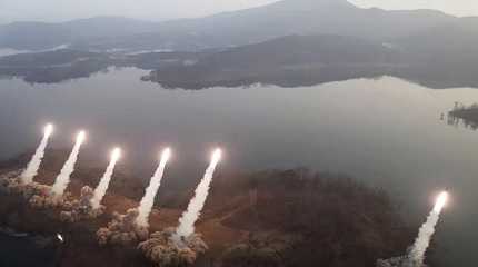 North Korea attack on a South Korean airfield