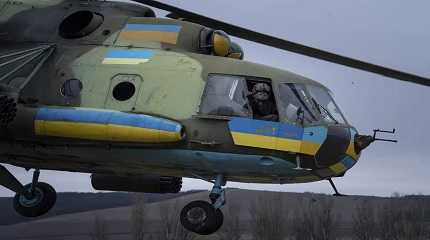 Mi-8 combat helicopter