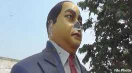 Ambedkar statue damaged