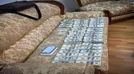 Money found by detectives of the Anti Corruption Bureau