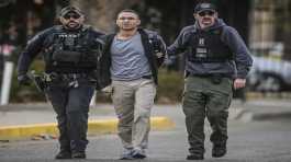 Solomon Peña into custody by Police